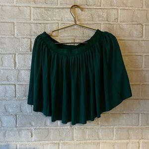 Prince Dark Green Pleated Skort